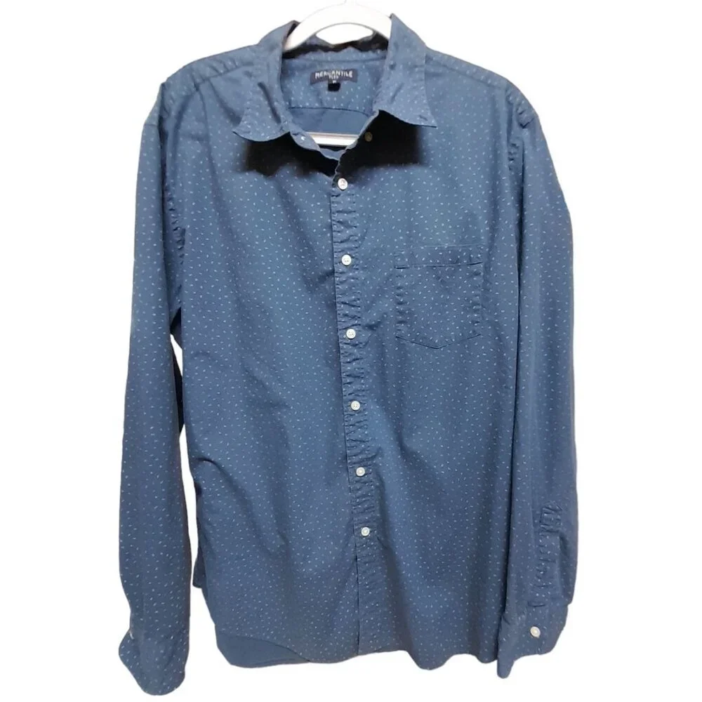 J. Crew Mercantile Flex Classic Preppy Casual Work School XL Long-Sleeve Shirt